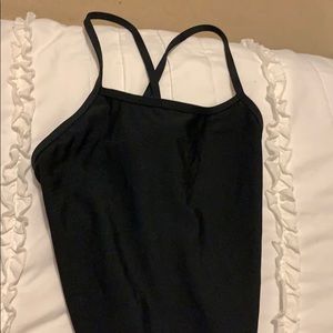 Black jolyn one piece fixed back size 30